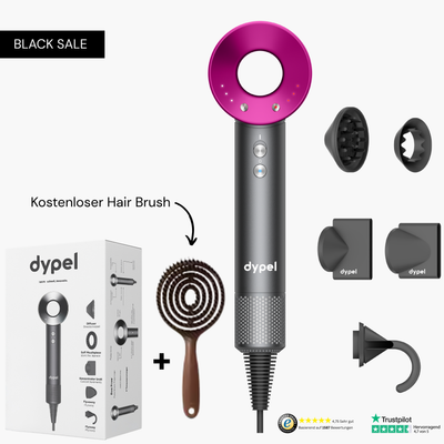 Hair Dryer + Hair Brush