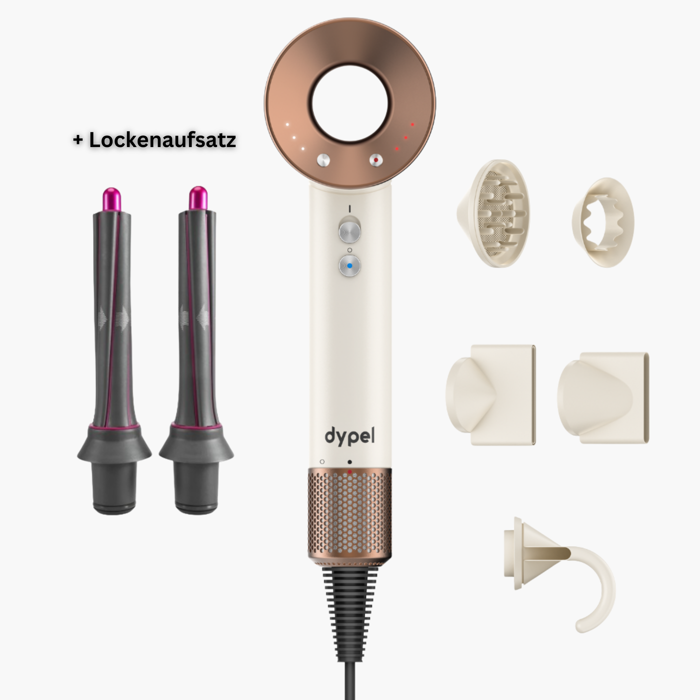 Hair Dryer + Hair Brush