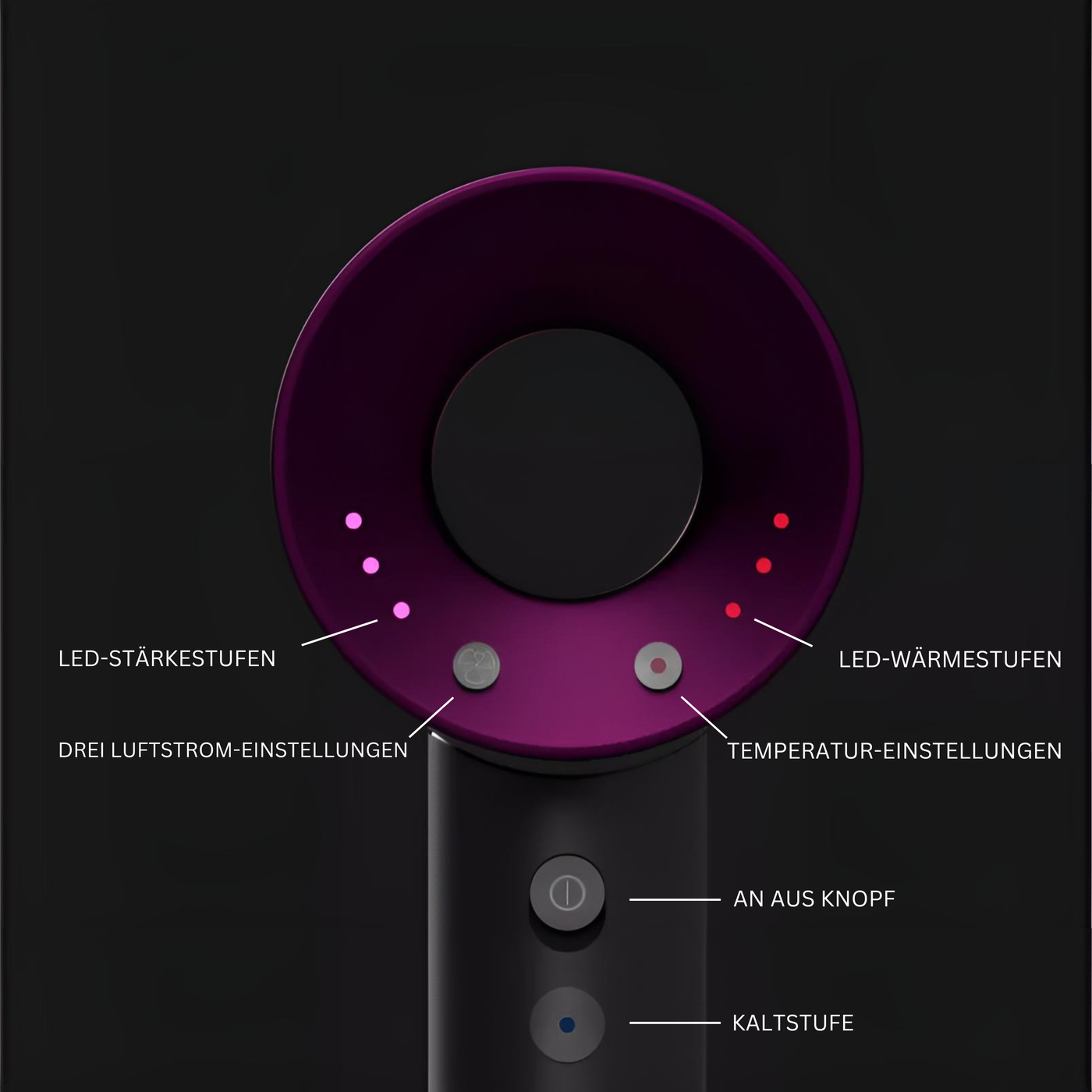 Hair Dryer + Hair Brush